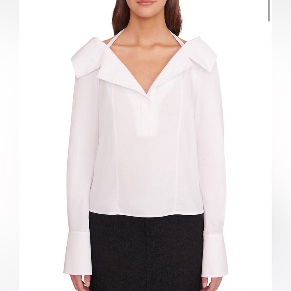NWT Staud Felicity Poplin Top